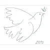PICASSO Pablo - Lithographie "Colombe Bleue" 50x65cm