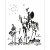 PICASSO Pablo - Lithographie "Don Quichotte" 65x50cm