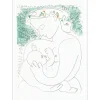 PICASSO Pablo - Lithographie "Maternité, Femme et enfant" 90x64cm