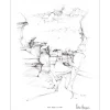 PIERRE-HENRY - Lithographie signée au crayon "La vallée" 27x21cm - 1961