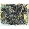 PIGNON Édouard - Lithographie originale "Composition, le combat de coqs" 56x76cm - 1967