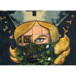 PIXEL PANCHO - Sérigraphie (Giclée Print) "The Nurse" 88x60cm - Signée et Numérotée + Certificat d'authenticité
