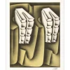 POLI Jacques - Lithographie originale "Composition 05" 40x32cm - 1978
