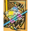 POLI Jacques - Lithographie originale "Les Perruches" 76x56cm - 1989