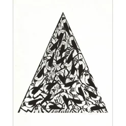 POLLET Christophe - Gravure originale "Les pics" 65x50cm - 2021