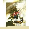 POULET Raymond - Lithographie originale "Bouquet Scherzo" 46x35cm