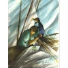 POULET Raymond - Lithographie originale "Le Voilier" 37x27cm - 1984