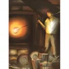 POULET Raymond - Lithographie originale "Le Souffleur de Verre" 37x27cm - 1984
