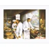 POULET Raymond - Lithographie originale "Les métiers : Le cuisinier" 54x75cm