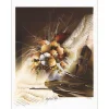 POULET Raymond - Lithographie originale "Bouquet et violon" 76x56cm
