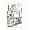 PRESSMANE Joseph - Lithographie "Le village" 32x25cm