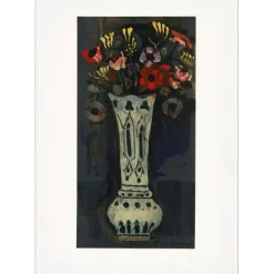 PRESSMANE Joseph - Lithographie "Bouquet" - 45x32cm - 1958