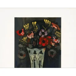 PRESSMANE Joseph - Lithographie "Bouquet" - 45x32cm - 1958