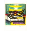 PRIKING Franz - Lithographie originale "Nature Morte" - 77x55cm