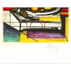 PRIKING Franz - Lithographie originale "Nature Morte" - 77x55cm