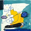 RADFORD Robert - Lithographie originale "Composition 02" 79x78cm