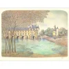 RAFFLEWSKI Rolf - Lithographie originale "Château de Chenonceau" 54x75cm - Ex 1/250