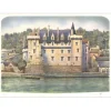 RAFFLEWSKI Rolf - Lithographie originale "Chateau de la Loire 01" 54x75cm