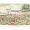 RAFFLEWSKI Rolf - Lithographie originale "Château de Villandry" 54x75cm - Ex 1/250