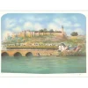 RAFFLEWSKI Rolf - Lithographie originale "Château de Chinon" 54x75cm - Ex 1/250
