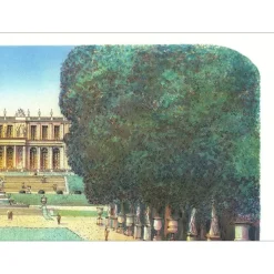 RAFFLEWSKI Rolf - Lithographie originale "Château de Versailles, le bassin d’Apollon" 54x75cm
