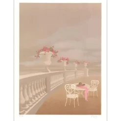 RETIVAT Annie - Lithographie originale "Nostalgie" 75x56cm