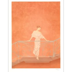 RETIVAT Annie - Lithographie originale "Mélancolie" 75x56cm