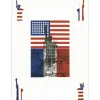 RIVERA Antonio - Lithographie originale "La statue de la liberté" 75x54cm