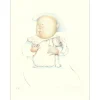 RODO BOULANGER Graciela - Lithographie "L'enfant au chien" 30x22cm