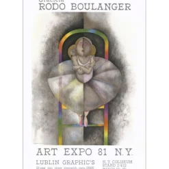 RODO BOULANGER Graciela - Lithographie "Exposition Art Expo, New York" 77x54cm - 1981