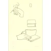 ROHNER Georges - Lithographie originale "Le lecteur - 2" 51x33cm