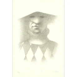 ROHNER Georges - Lithographie originale "Portrait" 51x33cm