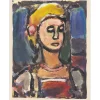 ROUAULT Georges - Héliogravure "Margot" 42x33cm - 1943