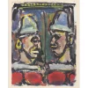 ROUAULT Georges - Héliogravure "Les jeux anciens" 42x33cm - 1943
