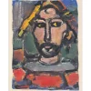 ROUAULT Georges - Héliogravure "Quiquengrogne" 42x33cm - 1943