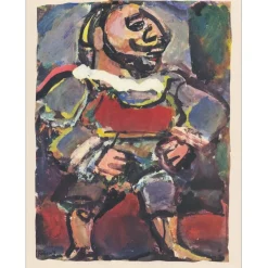 ROUAULT Georges - Héliogravure "Mange tout" 42x33cm - 1943