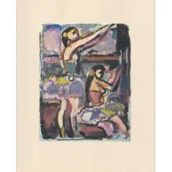 ROUAULT Georges - Héliogravure "Danseuses" 42x33cm - 1943