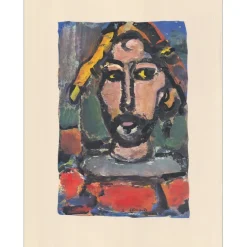 ROUAULT Georges - Héliogravure "Quiquengrogne" 42x33cm - 1943