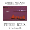 ROUX Pierre - Lithographie "Exposition Galerie Vandome, Paris" 67x51cm - 1971