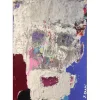 SAAM Jérôme - Dessin original à l'acrylique sur papier "Le Papi de Biarritz" 35x25cm