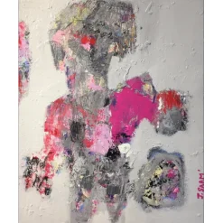SAAM Jérôme - Dessin original à l'acrylique sur papier "Izia" 41x32cm