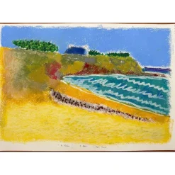 SAAM Jérôme - Dessin original au pastel sur papier "Le Kérou" 42x60cm - 2023
