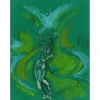 SALMON Michèle - Dessin Original "Le golfeur" 32x24cm