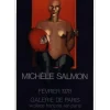 SALMON Michèle - Lithographie "Exposition Galerie de Paris, Paris" 66x46cm - 1978