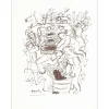 SAVIN Maurice - Lithographie "Les vendanges" 32x25cm
