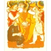 SAVIN Maurice - Lithographie originale "La Fête" 27x21cm - 1963