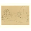 SCHIELE Egon - Lithographie "Deux femmes nues allongées, 1914" 65x50cm