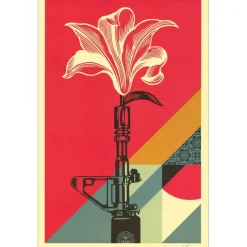 SHEPARD FAIREY (OBEY) - SET de 2 Sérigraphies "AK-47 + AR-15" 91x61cm
