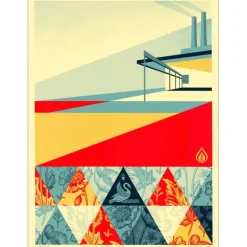 SHEPARD FAIREY (OBEY) - Sérigraphie "PATTERN OF DENIAL" 61x46cm - 2023