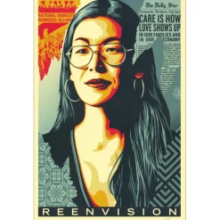 SHEPARD FAIREY (OBEY) - Sérigraphie "REENVISION" 91x61cm - 2022